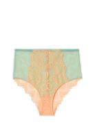 Lace Mesh Highwaist Briefs Understatement Underwear Blue