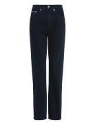 High Rise Straight Calvin Klein Jeans Navy