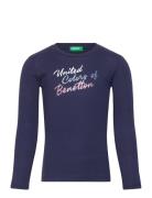 T-Shirt L/S United Colors Of Benetton Navy