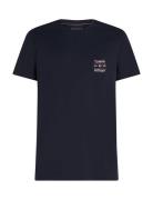 Hilfiger Stack Tee Tommy Hilfiger Blue