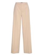 Tailored Wide Pants Lexington Clothing Beige