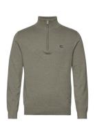 Cotton Half-Zip Sweater Lexington Clothing Khaki