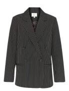 Joellegz Pinstripe Blazer 2.0 Noos Gestuz Black