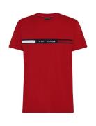 Hilfiger Chest Insert Tee Tommy Hilfiger Red