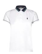 Tailored Fit Jersey Polo Shirt Ralph Lauren Golf White