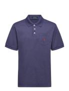 Cotton Jersey Pocket Polo Shirt Ralph Lauren Kids Navy