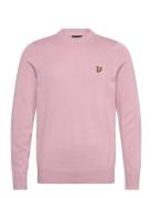 Cotton Crew Neck Jumper Lyle & Scott Pink