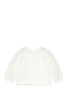 Embroidered Sleeve T-Shirt Mango White