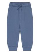 Cotton Jogger-Style Trousers Mango Blue