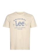 Big Logo Tee Lee Jeans Cream