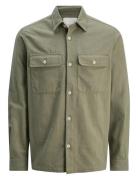 Jprccraymond Spring Solid Overshirt Sn Jack & J S Khaki