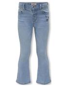 Kmgroyal Flared Flower Jeans Noos Kids Only Blue