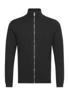100% Recycle Knit Full Zip Lindbergh Black