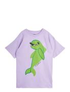 Dolphin Sp Ss Dress Mini Rodini Purple