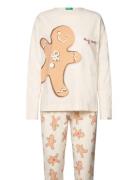 Pyjama(Sweater+Trous United Colors Of Benetton Cream