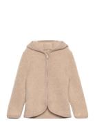 Jacket Ears Wool Fleece Huttelihut Beige