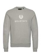 Belstaff Signature Crewneck Sweatshirt Tile Green Belstaff Grey