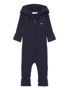 Cotton Cable Shield Piece GANT Navy