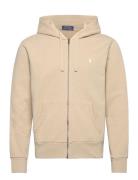 Loopback Fleece Full-Zip Hoodie Polo Ralph Lauren Beige