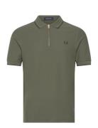 Crepe Pique Z/N Polo Shrt Fred Perry Green