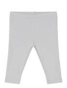 Leggings Rib Newborn Lindex Grey