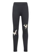 Leggings Dog Placement Lindex Black