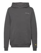 Script Embroidered Hoodie Lyle & Scott Grey