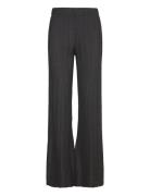 Elasticated Straight Long Pants, 22 STINE GOYA Black