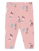 Leggings Animal Flower Aop Lindex Pink