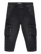 Trousers Denim Wilmer Jersey C Lindex Black