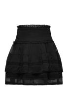 Skirt Flounce With Lace Lindex Black