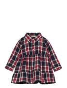 Checked Flannel Bd Shirt Dress GANT Red