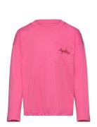 Agatha Emb Ls Tee Mini Rodini Pink