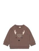 Sweatshirt Reindeer Lindex Brown