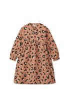 Cleo Printed Dress Liewood Brown