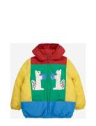 Hungry Squirrel Color Block Anorak Bobo Choses Green