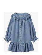 Hurlum Collar Dress Fliink Blue