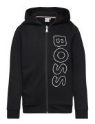 Hooded Cardigan BOSS Black