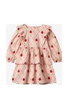 Apple Ls Dress Fliink Pink