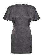 Short Sleeve Mini Dress ROTATE Birger Christensen Grey