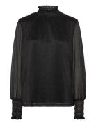 Mmximena Glam Ls Blouse MOS MOSH Black