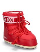 Mb Icon Low Nylon Moon Boot Red