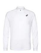 Men Court Ls 1/2 Zip Top Asics White