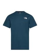 M Ss Box Nse Celebration Tee The North Face Blue