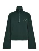 Comfy Half Zip Sweater Casall Green