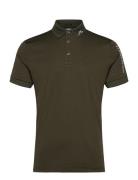 Tour Tech Slim Fit Polo J. Lindeberg Green