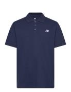 Cotton Polo New Balance Navy