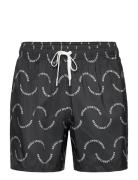 Wave Logo Clx Swim Short Adidas Sportswear Black