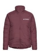 W Mt Ins Jkt Adidas Terrex Burgundy