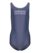 Sportswear U-Back Swimsuit Adidas Sportswear Blue